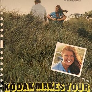 Vintage 70s 1970s KODAK camera desktop catalog 1971 1972 book advertising Retro